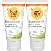 Diaper Rash Ointment, Burt's Bees 100% Natural Baby Skin Care, 3 Ounce (2 Pack)