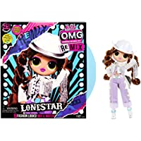 LOL Surprise OMG Remix Lonestar Fashion Doll, Plays Music with Extra Outfit, 25 Surprises Including Shoes, Hair Brush…