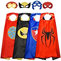 Toys for 3-10 Year Old Boys, ROKO Superhero Capes for Kids 3-10 Year Old Boy Gifts Boys Cartoon Dress up Costumes Party…