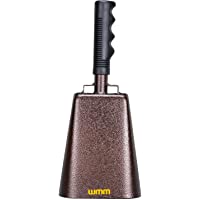 12 Inch Steel Cowbell with Handle Cheering Bell for Sports Events Large Solid School Bells & Chimes Percussion Musical…