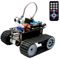 Smart Robot Car Kit, Keywish Panther-Tank Robot Compatible With Arduino IDE Project,with BLE-UNO Development Board…
