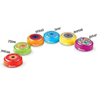 Set of 6 Magnetic Colorful Answer Buzzers Various Sounds Educational Games School Classroom Tool