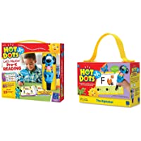 Educational Insights Hot Dots Jr. Let's Master Pre-K Reading Set with Ace Pen, Ages 4 and Up, (100 Self-Checking Lessons…