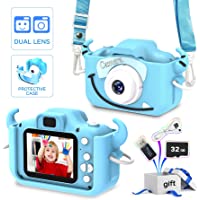Goopow Kids Camera Toys for 3-8 Year Old Boys,Children Digital Video Camcorder Camera with Cartoon Soft Silicone Cover…
