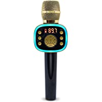 Carpool Karaoke The Mic 2.0 2021 Version, Wireless Bluetooth Karaoke Microphone with Voice Changing Effects and Duet…