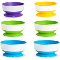 Munchkin Stay Put Suction Bowl, 6 Pack