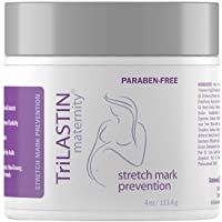 TriLASTIN Maternity Stretch Mark Prevention Cream (4 oz.) | All-Natural Scar Remover for Pregnant Women | Pregnancy and…