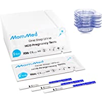 MomMed Pregnancy Test, 20-Count Pregnancy Test Strips, HCG Test Strips Pregnancy with 20 Free Urine Cups, Over 99…