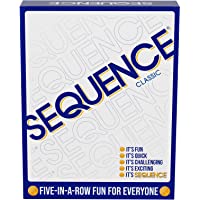 SEQUENCE- Original SEQUENCE Game with Folding Board, Cards and Chips by Jax ( Packaging may Vary ) White, 10.3" x 8.1" x…