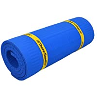 TheraBand Exercise Mat, 75 Inch Long, 3.3 Foot Wide X .6 Inch Thick. Blue