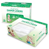 Bumkins Flushable Diaper Liners, 100 liners, 2 Pack, Neutral (Discontinued by Manufacturer)