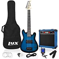 LyxPro 30 Inch Electric Guitar Starter Kit for Kids with 3/4 Size Beginner’s Guitar, Amp, Six Strings, Two Picks…