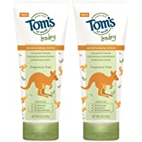 Tom's of Maine Natural Baby Moisturizing Lotion, Fragrance Free, 6 Ounce, 2 Count