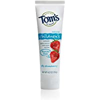 Tom's of Maine Natural Children's Fluoride Free Toothpaste, Silly Strawberry, 4.2 Ounce