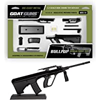 GoatGuns Miniature Bullpup Model Black | 1:3 Scale Die Cast Metal Build Kit