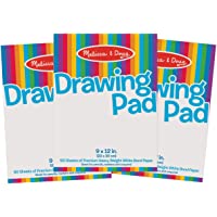 Melissa & Doug Drawing Paper Pad (9 x 12 inches) - 50 Sheets, 3-Pack