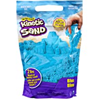 Kinetic Sand The Original Moldable Sensory Play Sand, Blue, 2 Pounds