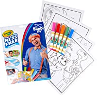 Crayola Blippi, Color Wonder Mess Free Coloring Pages & Markers, Blippi Toys Alternative, Gift for Kids, Age 3, 4, 5, 6