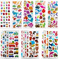SAVITA 3D Stickers for Kids & Toddlers 500+ Puffy Stickers Variety Pack for Scrapbooking Bullet Journal Including Animal…