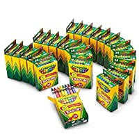 Crayons Bulk, Classroom Supplies for Teachers, 24 Crayon Packs with 24 Assorted Colors 1 Box - 24 Packs with 24 Assorted…