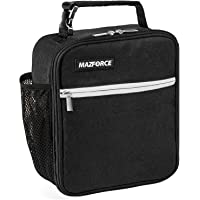 MAZFORCE Original Lunch Box Insulated Lunch Bag - Tough & Spacious Adult Lunchbox to Seize Your Day (Force Black - Lunch…