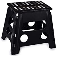 Folding Step Stool, 13 Inch - The Anti-Skid Step Stool is Sturdy to Support Adults and Safe Enough for Kids. Opens Easy…
