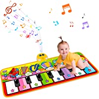 STREET WALK Kids Musical Mats, Musical Toys Child Floor Piano Keyboard Mat-Baby Music Blanket Touch Playmat,Early…