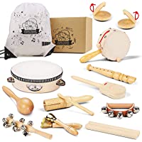 Chriffer Kids Musical Instruments Toys, Percussion Instruments Set with Xylophone, Preschool Educational Music Toys for…