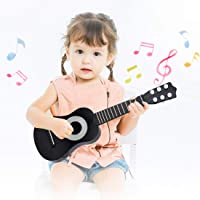 WEY&FLY Kids Toy Guitar 6 String, Baby Kids Cute Guitar Rhyme Developmental Musical Instrument Educational Toy for…