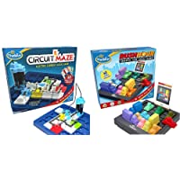 ThinkFun Circuit Maze Electric Current Brain Game and STEM Toy for Boys and Girls Age 8 and Up & Rush Hour Traffic Jam…