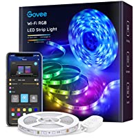 Govee Smart LED Strip Lights, 16.4ft WiFi LED Lights Work with Alexa and Google Assistant, RGB Color Changing, 16…