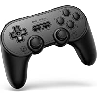 8Bitdo Sn30 Pro+ Bluetooth Controller Wireless Gamepad for Switch, PC, macOS, Android, Steam and Raspberry Pi (Black…