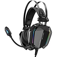 ZIUMIER Gaming Headset for PC, PS4, PS5, Xbox One, Xbox Series X & S, Switch, Mobile, Gaming Headphones with Microphone…