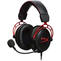 HyperX Cloud Alpha Gaming Headset - Dual Chamber Drivers - Durable Aluminum Frame - Detachable Microphone - Works with…