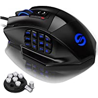 UtechSmart Venus Gaming Mouse RGB Wired, 16400 DPI High Precision Laser Programmable MMO Computer Gaming Mice [IGN's…