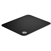 SteelSeries QcK Gaming Surface - Large Stitched Edge Cloth - Extra Durable - Optimized For Gaming Sensors - Black