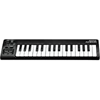 MIDIPLUS AKM320 USB MIDI Keyboard Controller, Black, 32-key