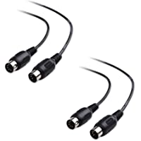 Cable Matters 2-Pack 5 Pin DIN MIDI Cable, 5 Pin MIDI Cable - 6 Feet
