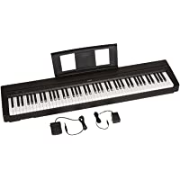 YAMAHA P71 88-Key Weighted Action Digital Piano with Sustain Pedal and Power Supply (Amazon-Exclusive)