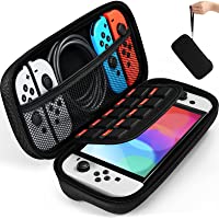 Carrying Case for Nintendo Switch and New Switch OLED Model(2021),iVoler Portable Hard Shell Pouch Carrying Travel Game…
