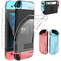 HEYSTOP Case Compatible with Nintendo Switch, Dockable Soft TPU Protective Case Cover for Nintendo Switch with Switch…