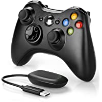Wireless Controller for Xbox 360, YAEYE 2.4GHZ Game Joystick Controller Gamepad Remote Compatible with Xbox 360/360 Slim…