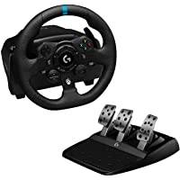 Logitech G923 Racing Wheel and Pedals for Xbox X|S, Xbox One and PC featuring TRUEFORCE up to 1000 Hz Force Feedback…
