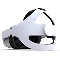 Designed for Oculus Quest 2 Head Strap-Adjustable Replacement for Elite Strap-Headband Enhanced Support and Reduce Head…