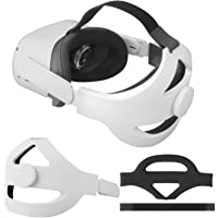 Eyglo Replace Adjustable Elite Strap for Oculus Quest 2 Head Strap Headband Enhanced Support and Reduce Head Pressure…