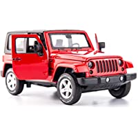 TGRCM-CZ Diecast Model Cars Toy Cars, Wrangler 1:32 Scale Alloy Pull Back Toy Car with Sound and Light Toy for Girls and…