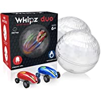 USA Toyz Whipz Duo Micro Racers Toy Cars for Kids - 2pk Mini Keychain Cars, Glow in The Dark LED Fast Pocket Racers…