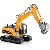 Top Race Excavator Toy Trucks Construction Toys, Excavator Toys for Boys, Diecast Metal Truck Toy, Kids Tractor Toys 1…