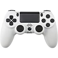 YUDEG PS4 Wireless Controller with Vibration 6-axis Game Controller for Playstation 4 (White)