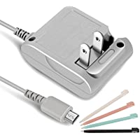 DS Lite Charger Kit,FIOTOK Ds Lite Stylus Pen Replacement for Nintendo DS Lite Systems,AC Adapter Charger Compatible…
